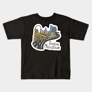 boston marathon gift Kids T-Shirt